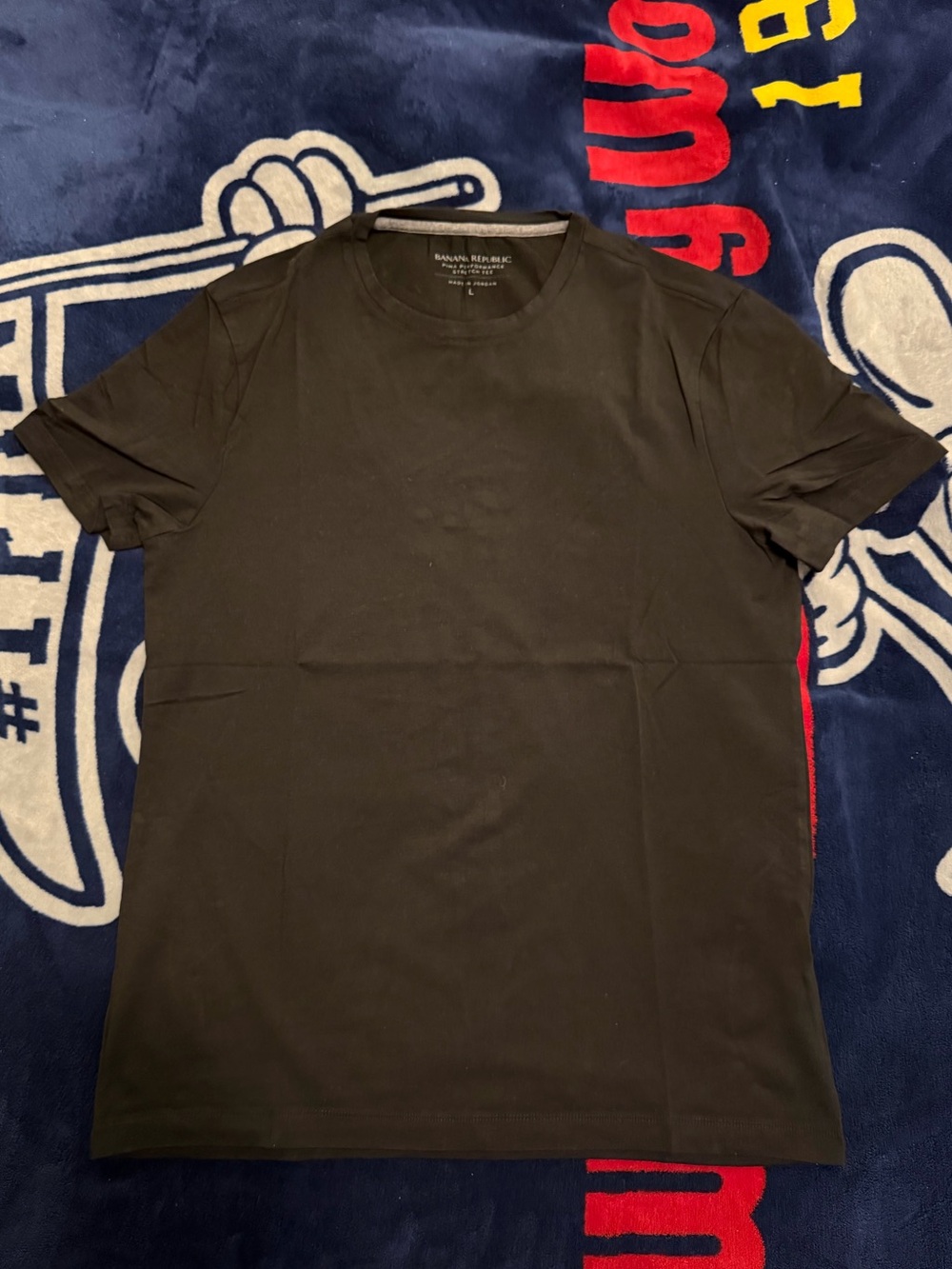Banana Republic Pima Performance Crewneck T-Shirt Black Men’s Large